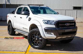 FORD RANGER BUCK 25 XD GLOSS BLACK MILLED ACCENTS